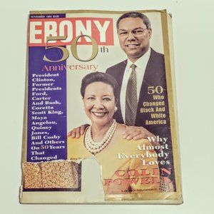 EBONY 50th Anniversary Colin Powell Magazine